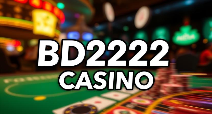 Live dealer streaming tables on BD2222 casino